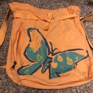 Life Is Good Canvas Backpack Tote